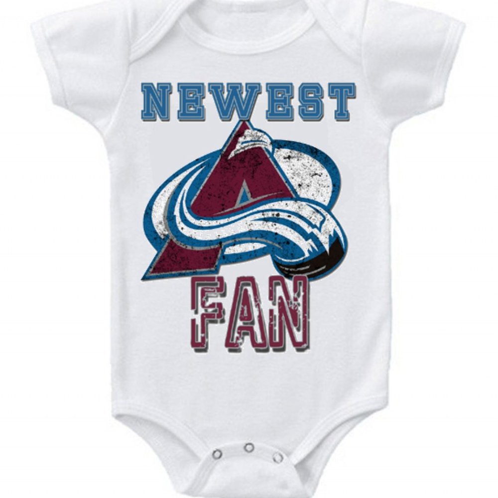 New Cute Baby One Piece Hockey Colorado Avalanche